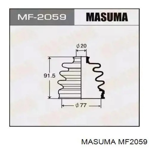 Купити MF2059 Masuma Пильник шарніра приводу
