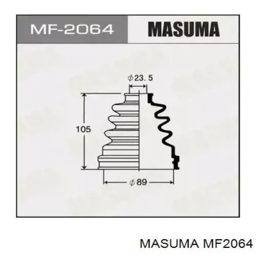 Пильник ШРУСа внутрішній MF2064 Masuma