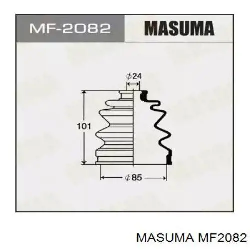 Пильник ШРУСа зовнішній MF2082 Masuma