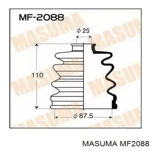 Пильник ШРКШа зовнішній, правий MF2088 Masuma