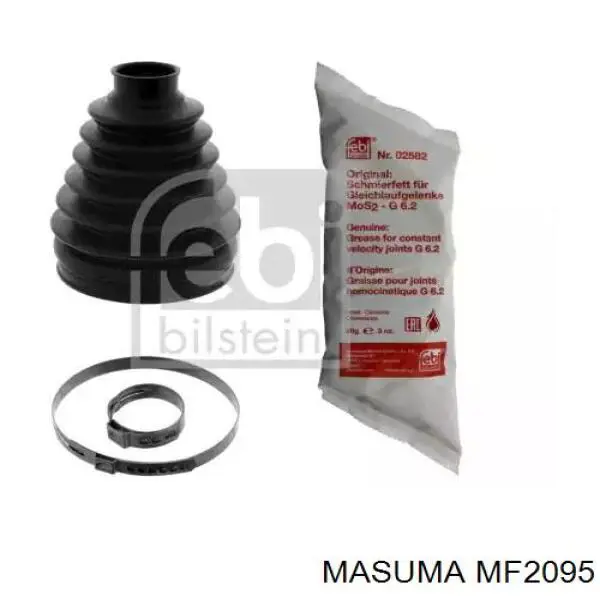 Пильник гранати внутрішній, передній півосі Masuma MF2095 ціна, від 5.96 USD