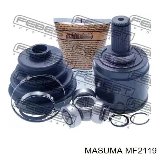 Пильник шарніра кутових швидкостей зовнішній передній Masuma MF2119 ціна, від 6.45 USD