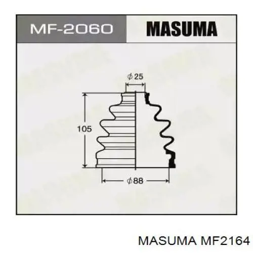 MF2164 Masuma пильник шруса внутрішній, задньої піввісі