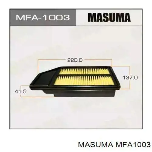 MFA1003 Masuma фільтр повітряний