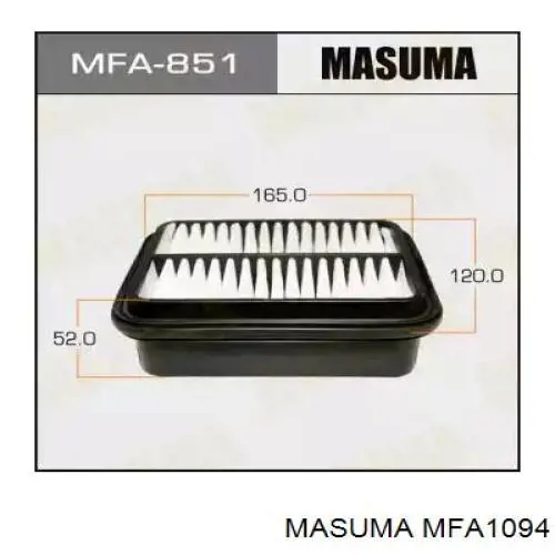 MFA1094 Masuma фільтр повітряний