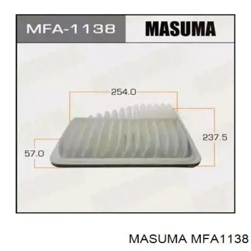 Купити MFA1138 Masuma Автомобільний фільтр повітря