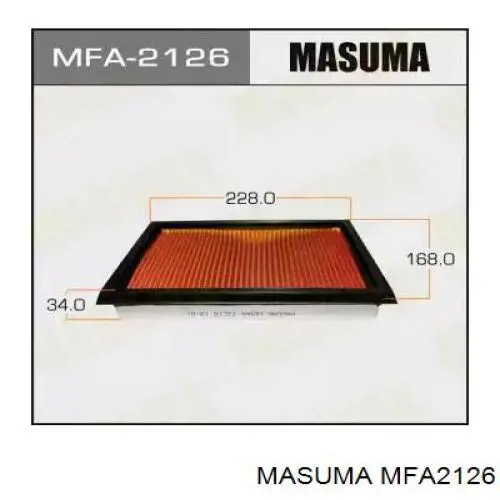 Купити MFA2126 Masuma Автомобільний фільтр повітря