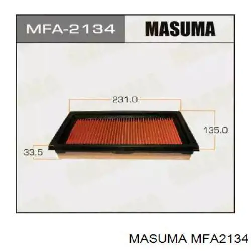 Елемент повітряного фільтра Masuma MFA2134 ціна, від 5.64 USD
