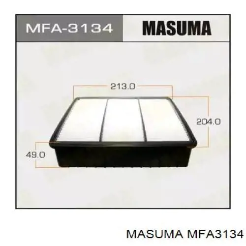 MFA3134 Masuma Повітряний фільтр двигуна