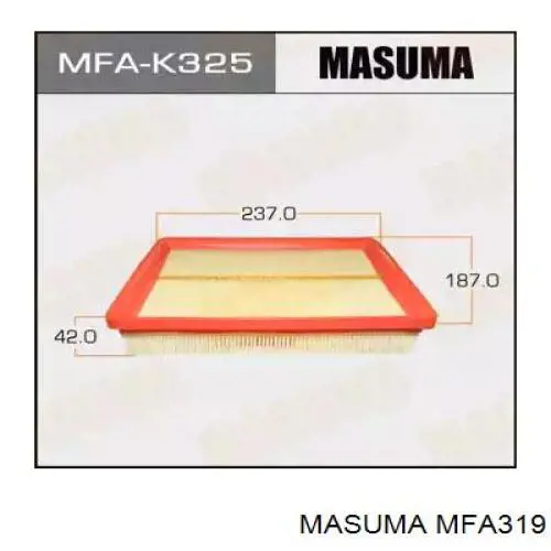 MFA319 Masuma фільтр повітряний