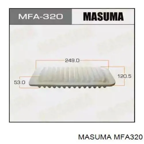 MFA320 Masuma Повітряний фільтр двигуна