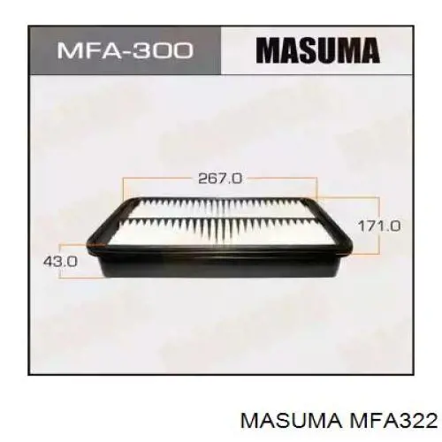 MFA322 Masuma фільтр повітряний
