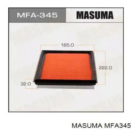 Повітряний фільтр MFA345 Masuma