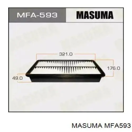 Купити MFA593 Masuma Автомобільний фільтр повітря