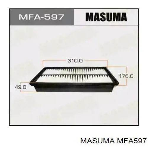 Купити MFA597 Masuma Автомобільний фільтр повітря