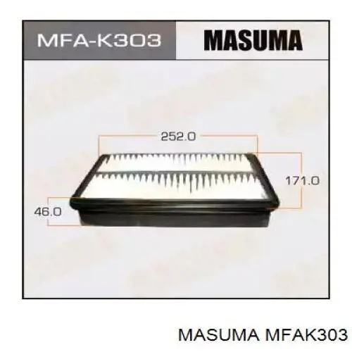 Повітряний фільтр MFAK303 Masuma