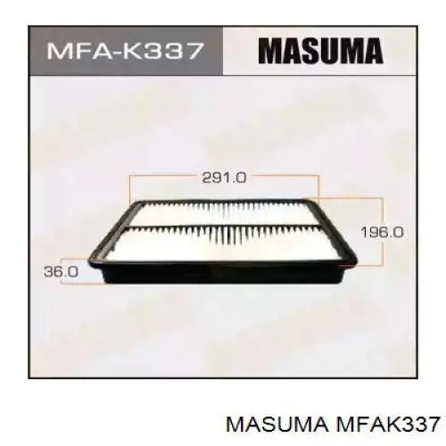 Елемент повітряного фільтра Masuma MFAK337 ціна, від 8.01 USD