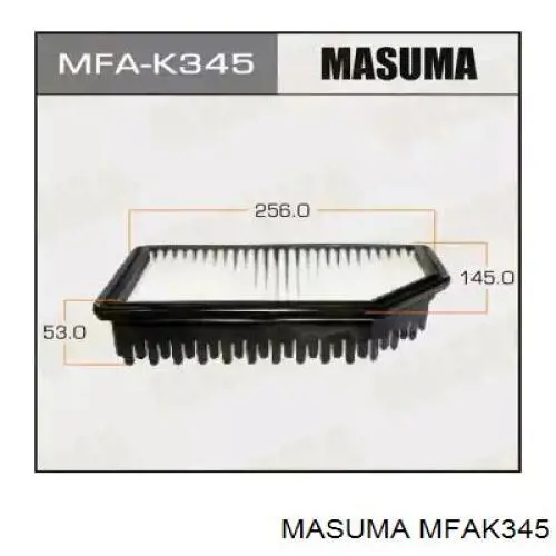 Купити MFAK345 Masuma Автомобільний фільтр повітря