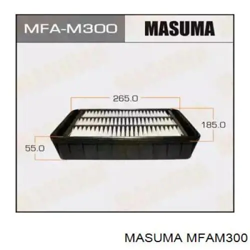 Купити MFAM300 Masuma Автомобільний фільтр повітря