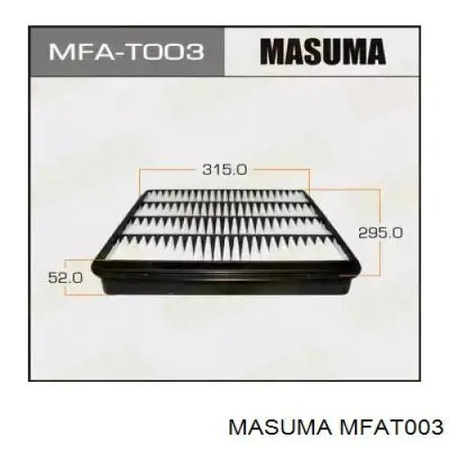 Елемент повітряного фільтра Masuma MFAT003 ціна, від 11.29 USD