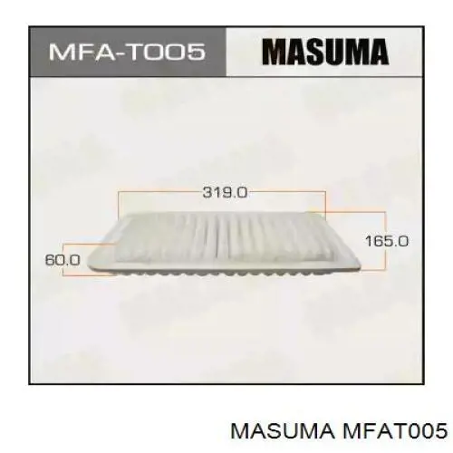 Повітряний фільтр MFAT005 Masuma