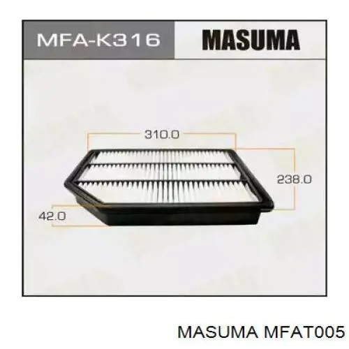 MFAT005 Masuma фільтр повітряний