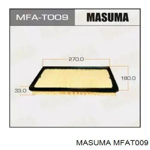 MFAT009 Masuma Повітряний фільтр двигуна