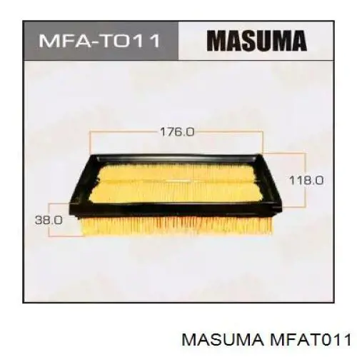 Елемент повітряного фільтра Masuma MFAT011 ціна, від 4.87 USD