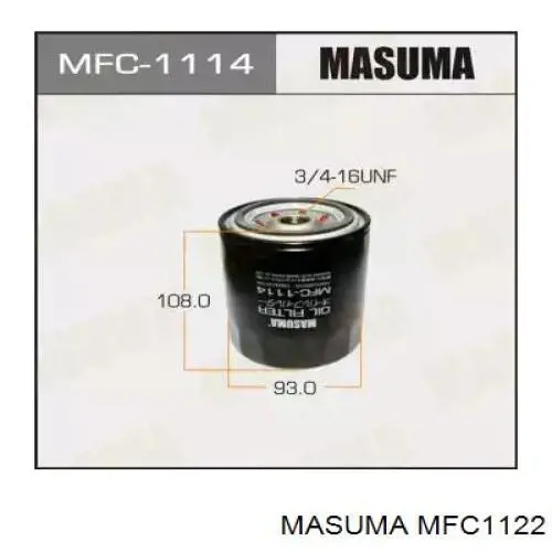MFC1122 Masuma Фільтр масла