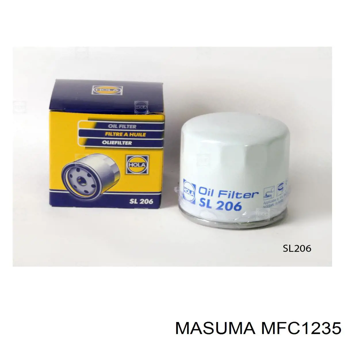 Фільтр масляний Masuma MFC1235