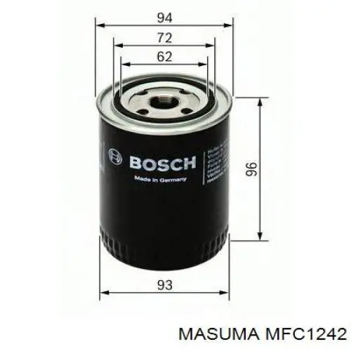 MFC1242 Masuma Фільтр масла
