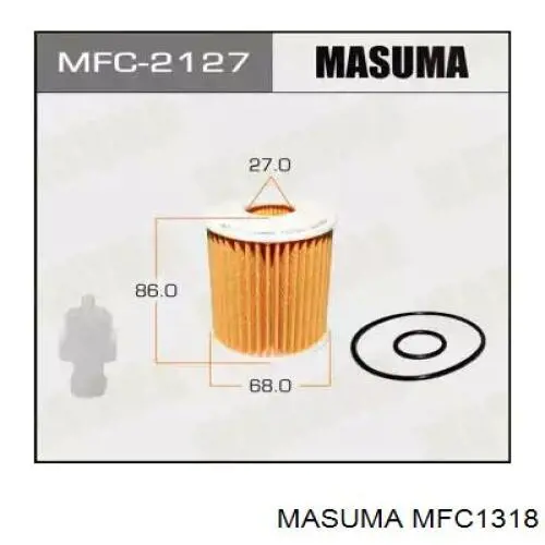 MFC1318 Masuma Фільтр масла