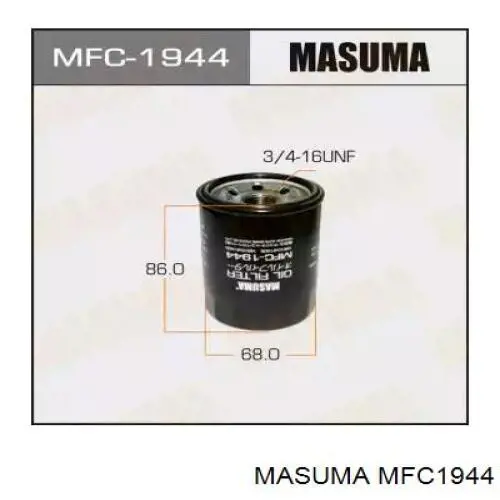 Масляний фільтр MFC1944 Masuma