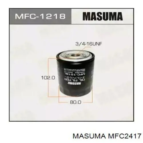 Купити MFC2417 Masuma Фільтр очищення масла відцентровий