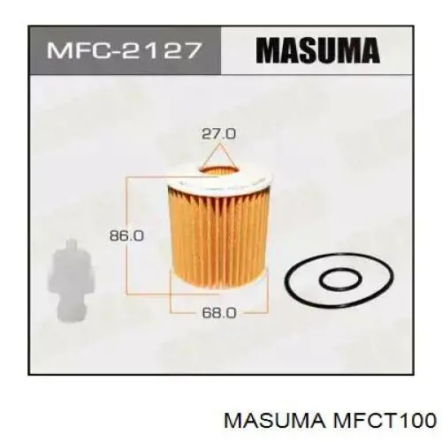 Фільтр масляний MFCT100 Masuma