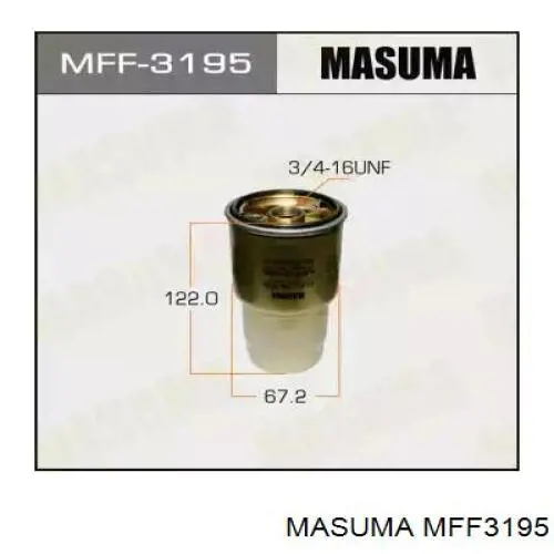 Паливний фільтр MFF3195 Masuma