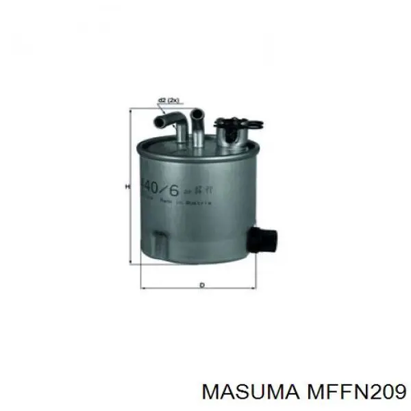 Паливний фільтр MFFN209 Masuma