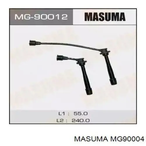 Дріт високовольтний, комплект MG90004 Masuma