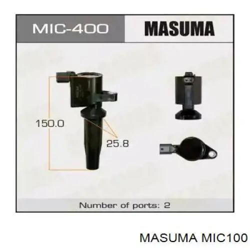 Котушка запалювання MIC100 Masuma