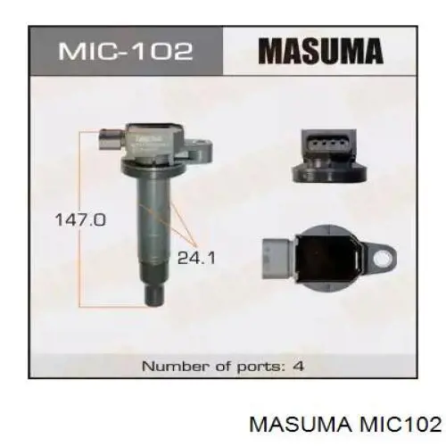 Котушка запалювання Masuma MIC102 ціна, від 35.43 USD
