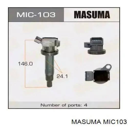 Котушка запалювання Masuma MIC103 ціна, від 35.47 USD