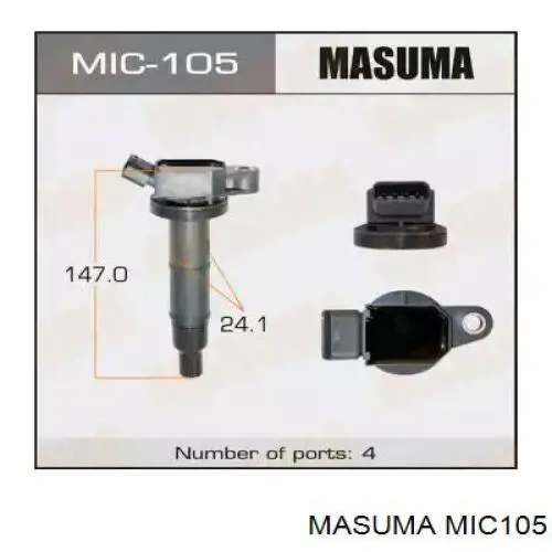 MIC105 Masuma Котушка запалювання