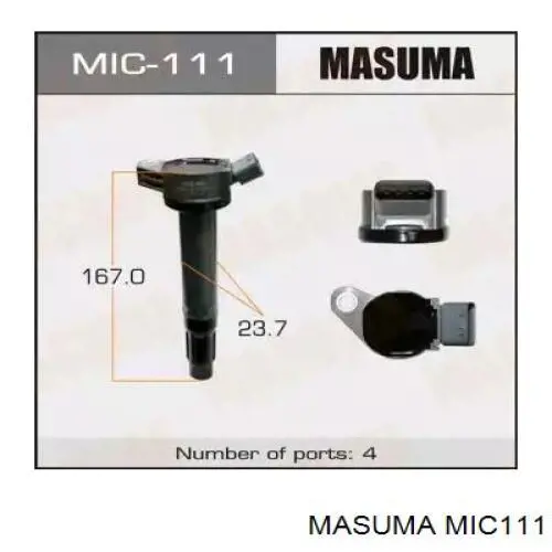 Котушка запалювання MIC111 Masuma