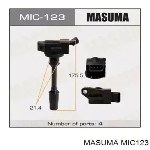 Купити MRB41021 MarkBest Котушка запалювання