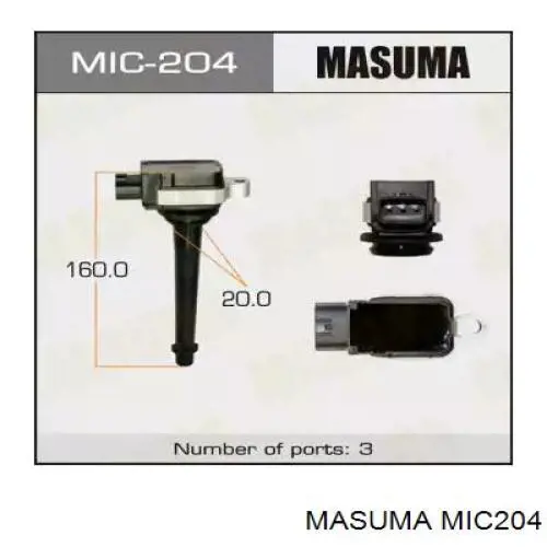 Купити MIC204 Masuma Котушка запалювання