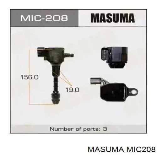 Купити MIC208 Masuma Котушка запалювання
