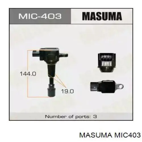 MIC403 Masuma Котушка запалювання
