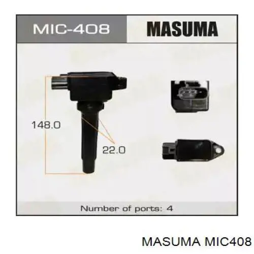 MIC408 Masuma котушка запалювання