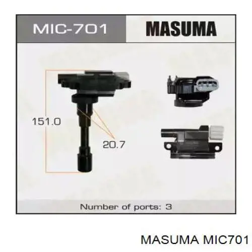 MIC701 Masuma Котушка запалювання