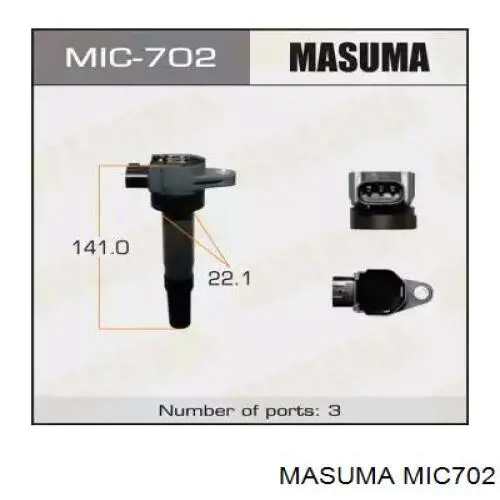 Котушка запалювання Masuma MIC702 ціна, від 39.76 USD